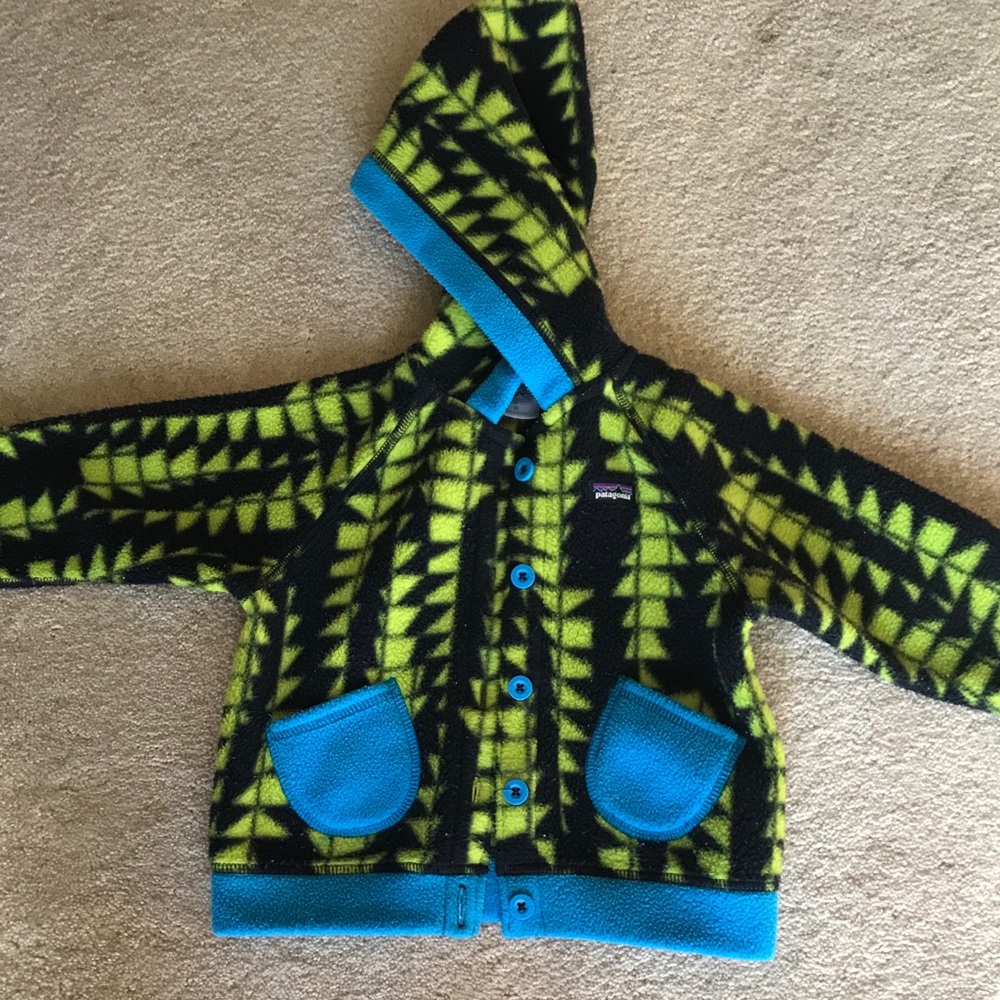 Boys Patagonia fleece coat